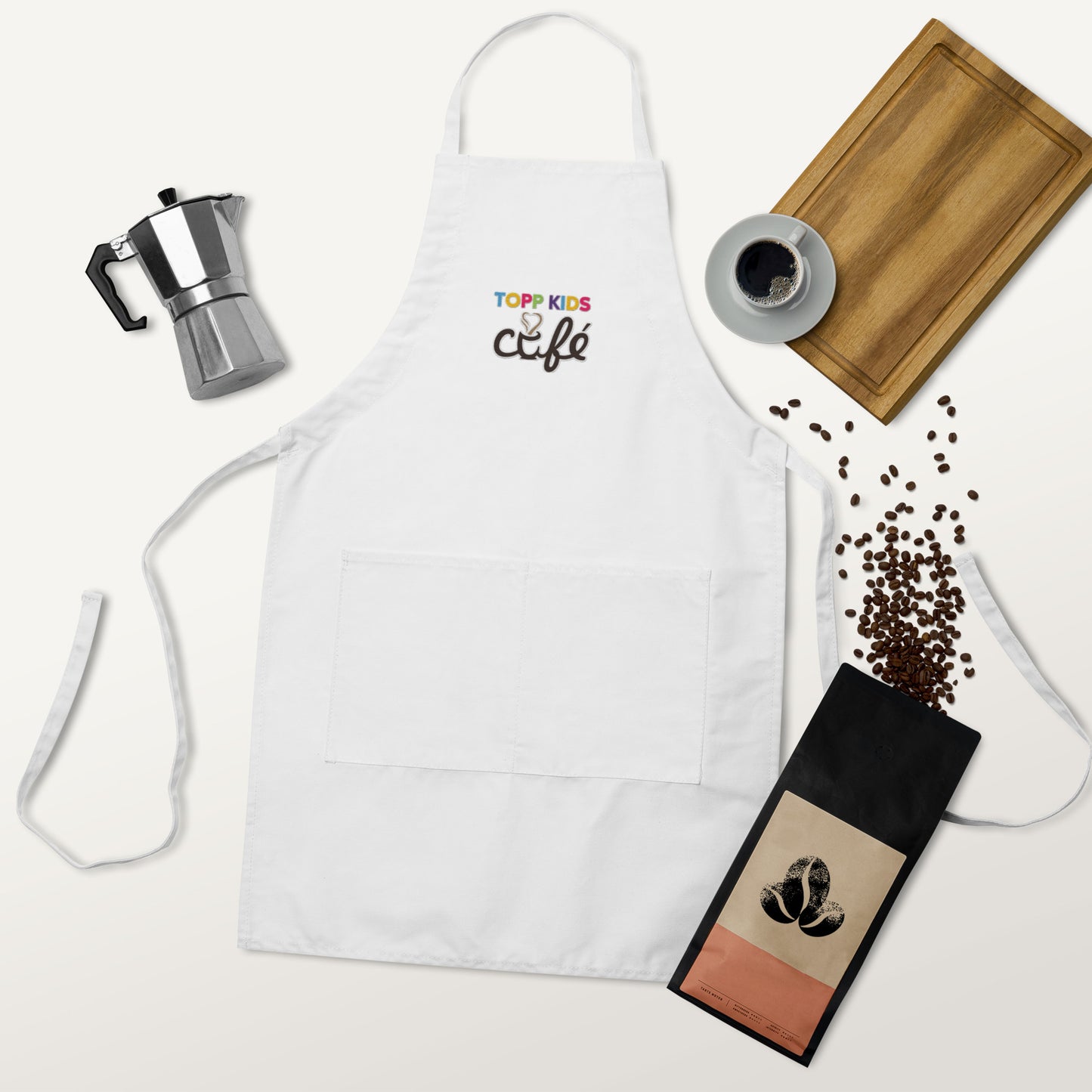 TK CAFE - Embroidered Apron