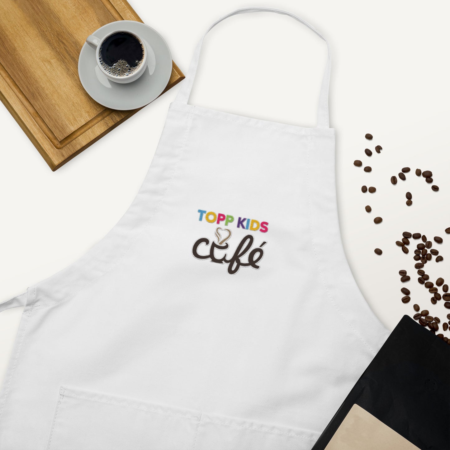 TK CAFE - Embroidered Apron