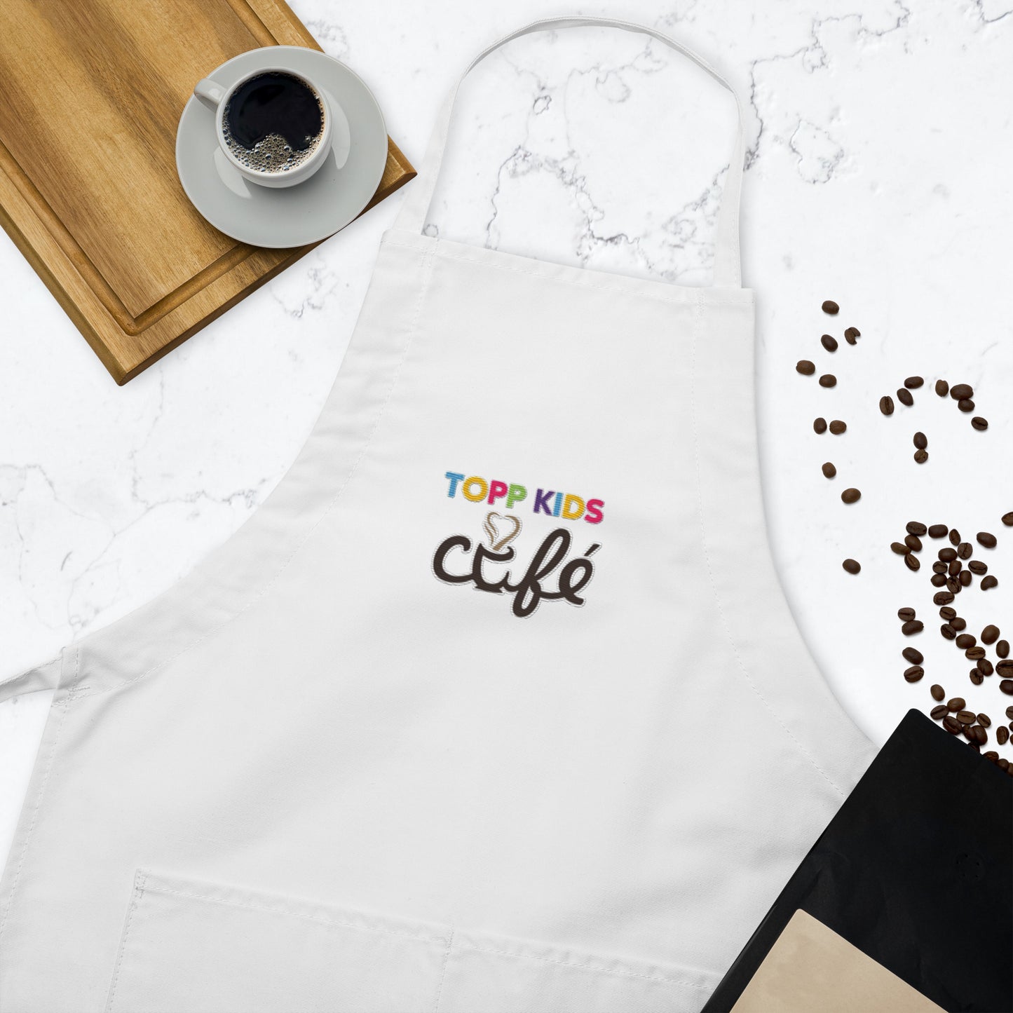 TK CAFE - Embroidered Apron